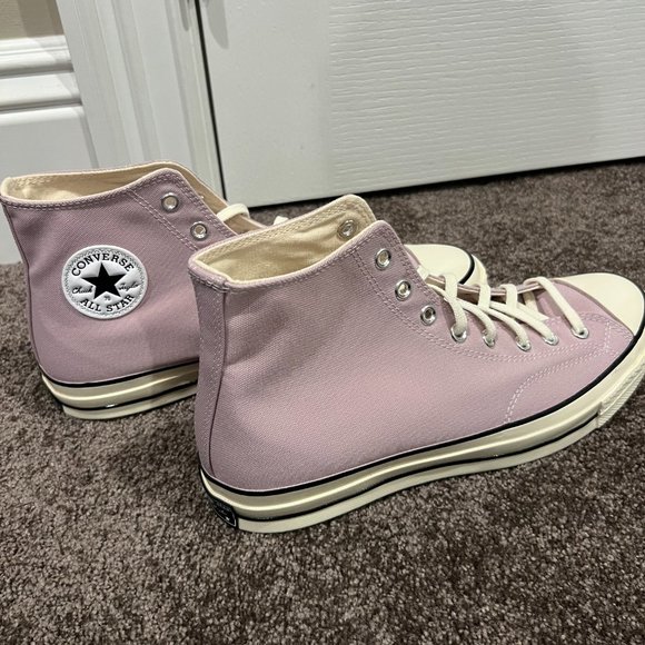 Mens lilac converse never worn size 11 - Picture 2 of 4